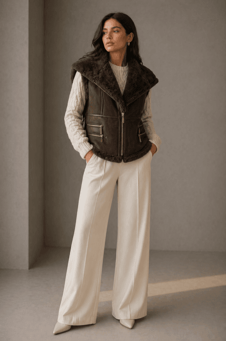 Hovedbilde Cedrico Of Norway Brun Vest