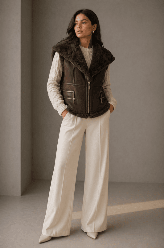 Cedrico Of Norway Brun Vest