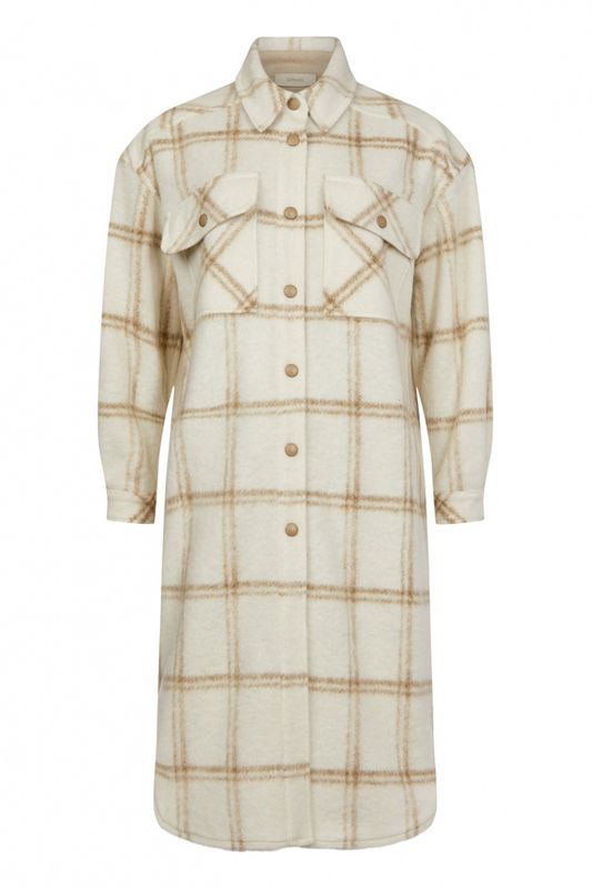 Gomaye Creme Kåpe Ruter