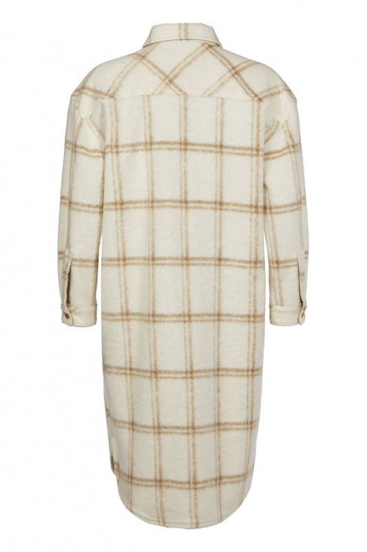 Gomaye Creme Kåpe Ruter