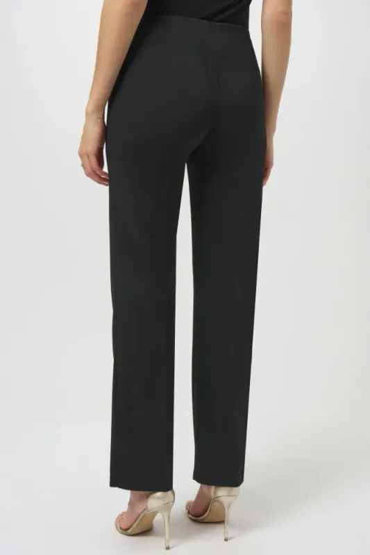 Scuba Crepe Straight Pull-On Pants  sort