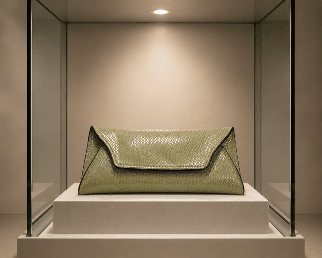 Hovedbilde Lime grønn liten clutch