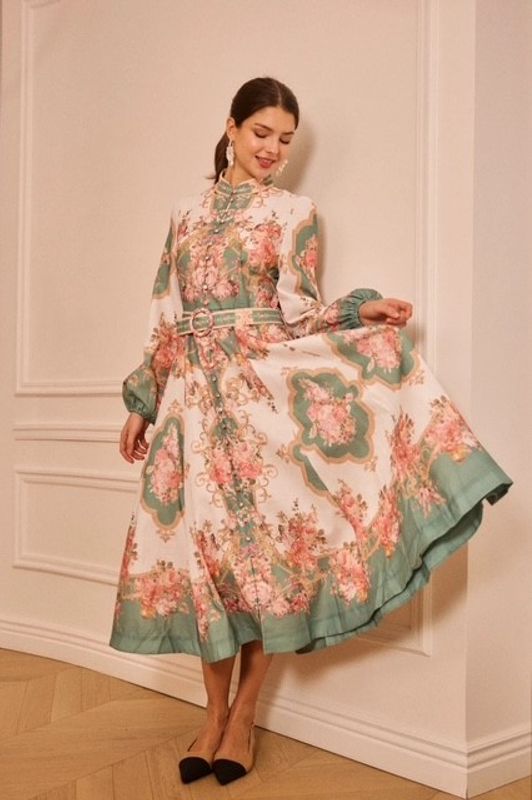 Beate Dress Pale Green
