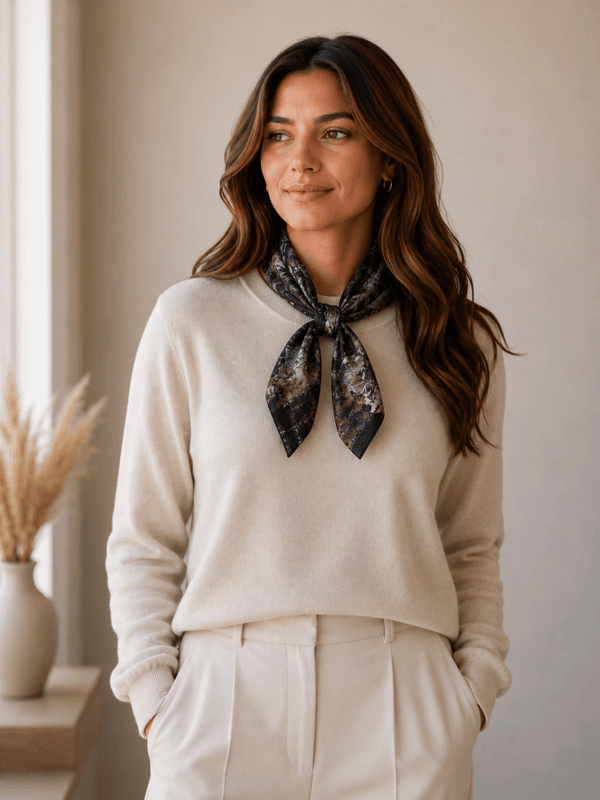 Riccovero silke skjerf