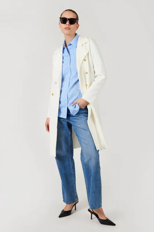 Gomaye Knit Cardigan Creme