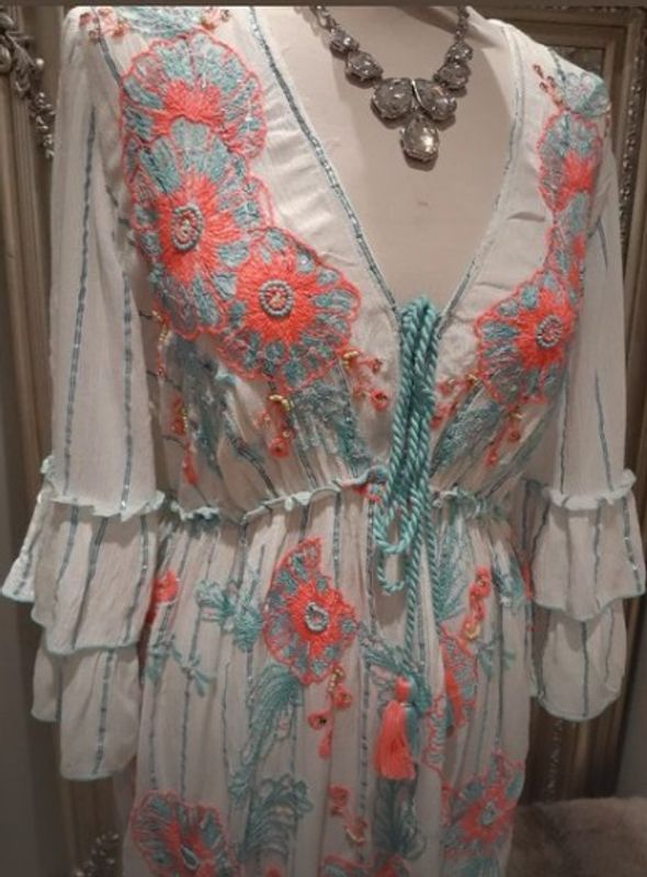 Chanelle Dress turkis rosa