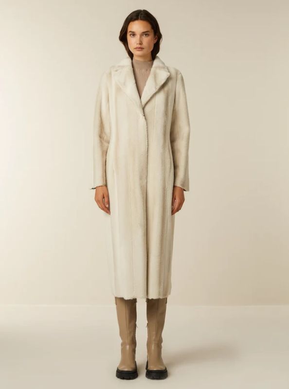 Beaumont Una Offwhite Kåpe