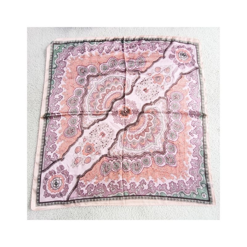 Skjerf rosa print
