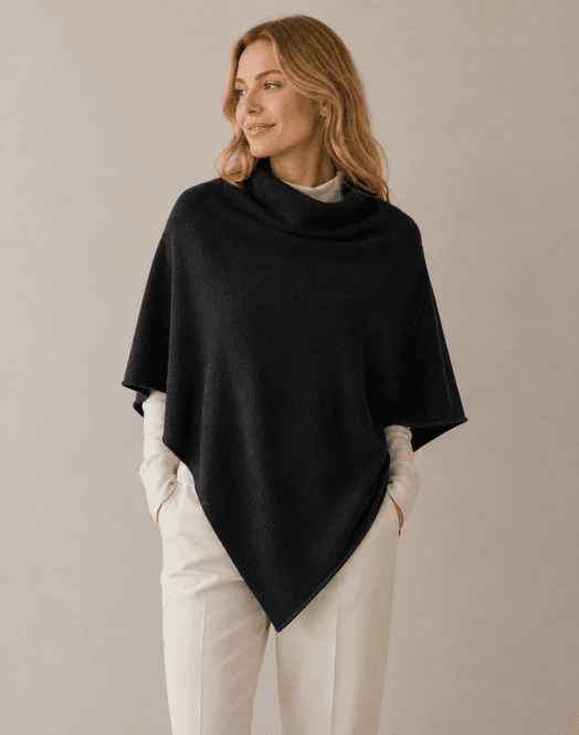 Hovedbilde Sort Poncho